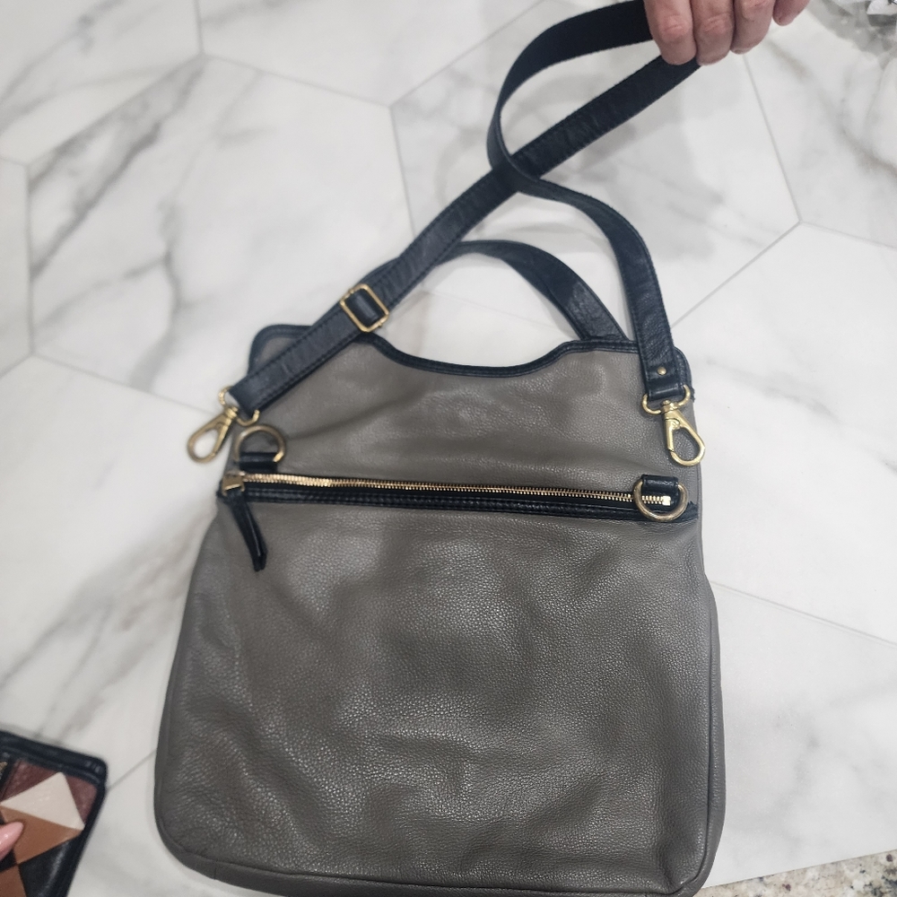 [ Fossil] Explorer Patchwork Matching Crossbody, … - image 8